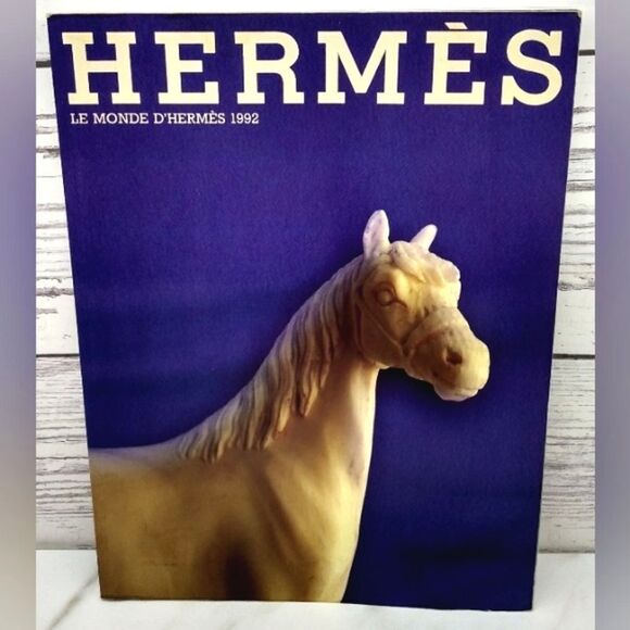 Hermes 1992 Book Magazine La Monde D'Hermes Home Decor Design Fashion - Picture 1 of 16